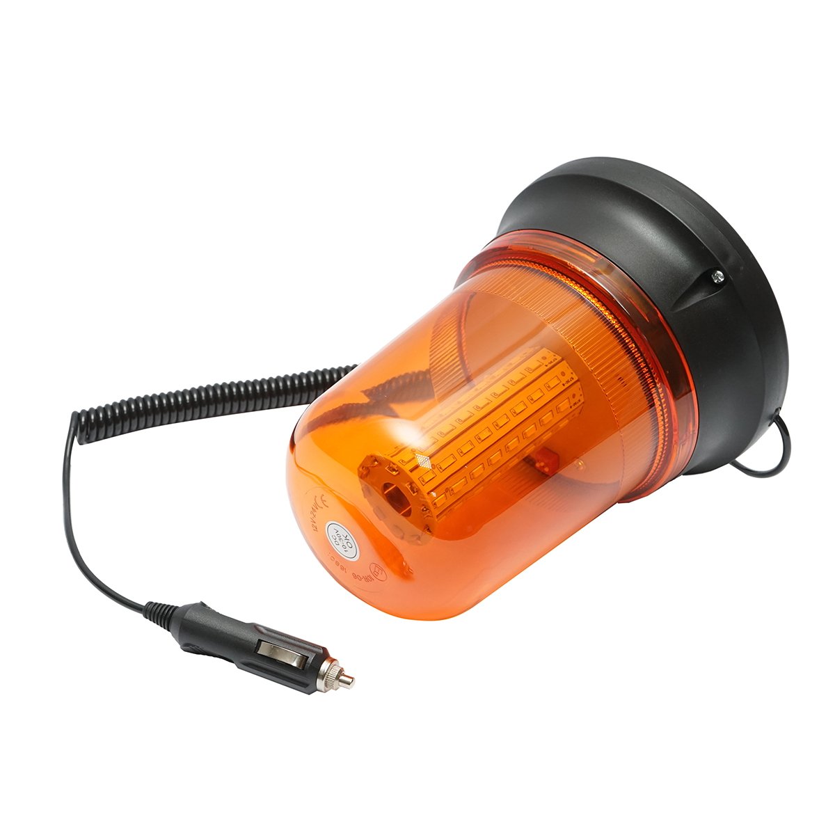 Girofar LED 10-30V cu 3 functii, talpa magnetica, alimentare priza bricheta IP65
